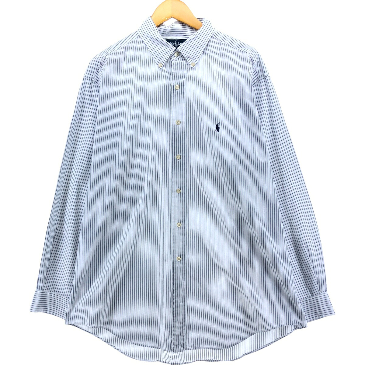 古着 ラルフローレン Ralph Lauren YARMOUTH 長袖 ボタンダウンストライプシャツ メンズL相当 /eaa540761 【中古】 【250425】 【SS2603_10】 6,688円