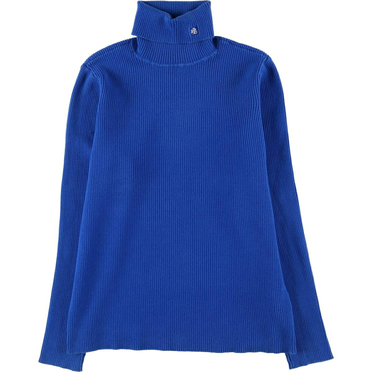 古着 ラルフローレン Ralph Lauren LAUREN ローレン リブ編み タートルネック コットンニットセーター レディースM相当 /eaa541465 【中古】 【250505】 【ADEL/アデル】 【SS2603_10】