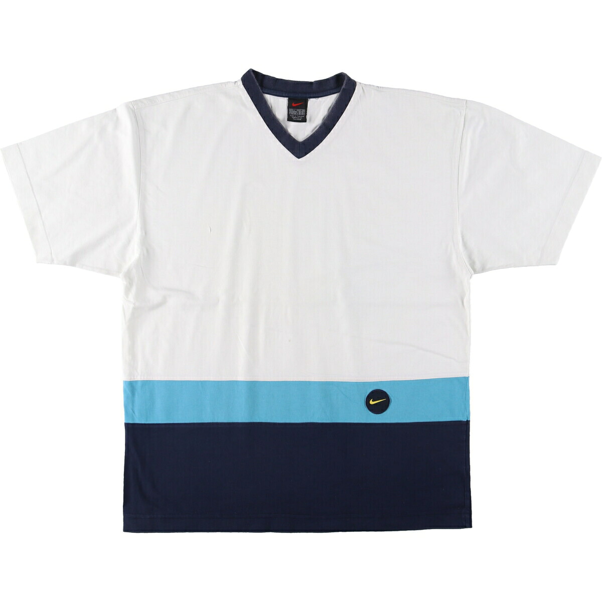 古着 90'S ナイキ NIKE VネックTシャツ メンズL相当 ヴィンテージ /eaa542910 【中古】 【250517】 【SS2603_10】