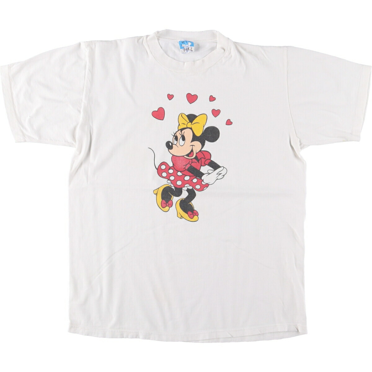 古着 80'S ディズニー DISNEY MINNIE MOUSE ミニーマウス キャラクタープリントTシャツ USA製 メンズL相当 ヴィンテージ /eaa543283 【中古】 【250502】 【SS2603_10】 8,978円