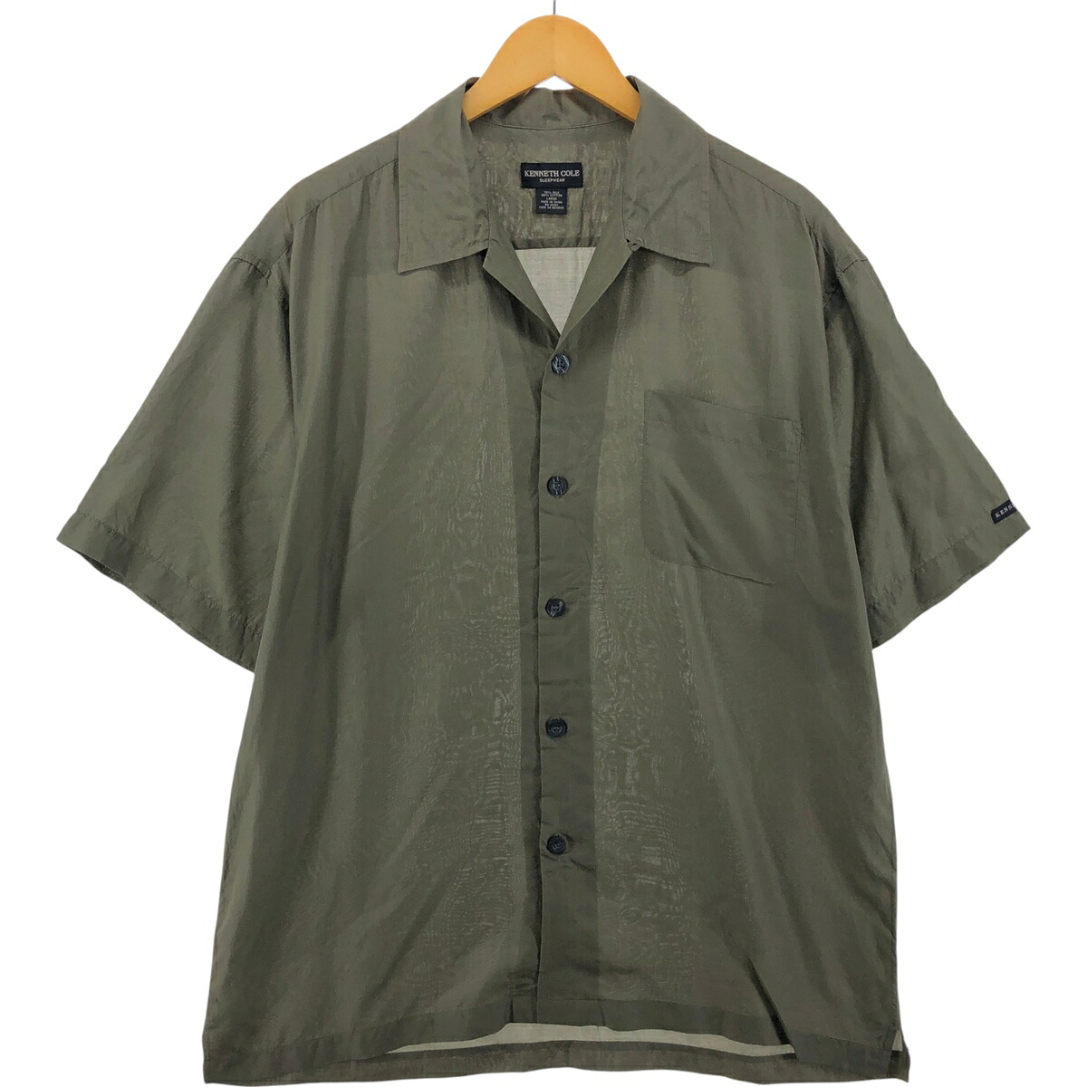古着 Kenneth Cole オープンカラー 半袖 ボックスシャツ メンズL相当 /eaa544301 【中古】 【251030】 【SS2603_30】