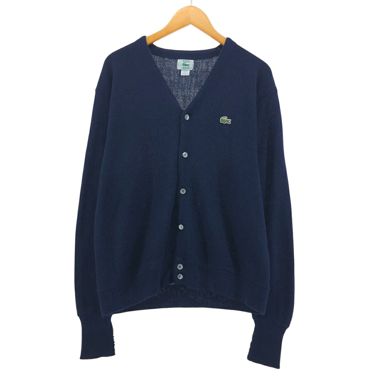 古着 80~90'S ラコステ LACOSTE IZOD アクリルニットカーディガン USA製 ヴィンテージ /eaa544911 【中古】 【251214】