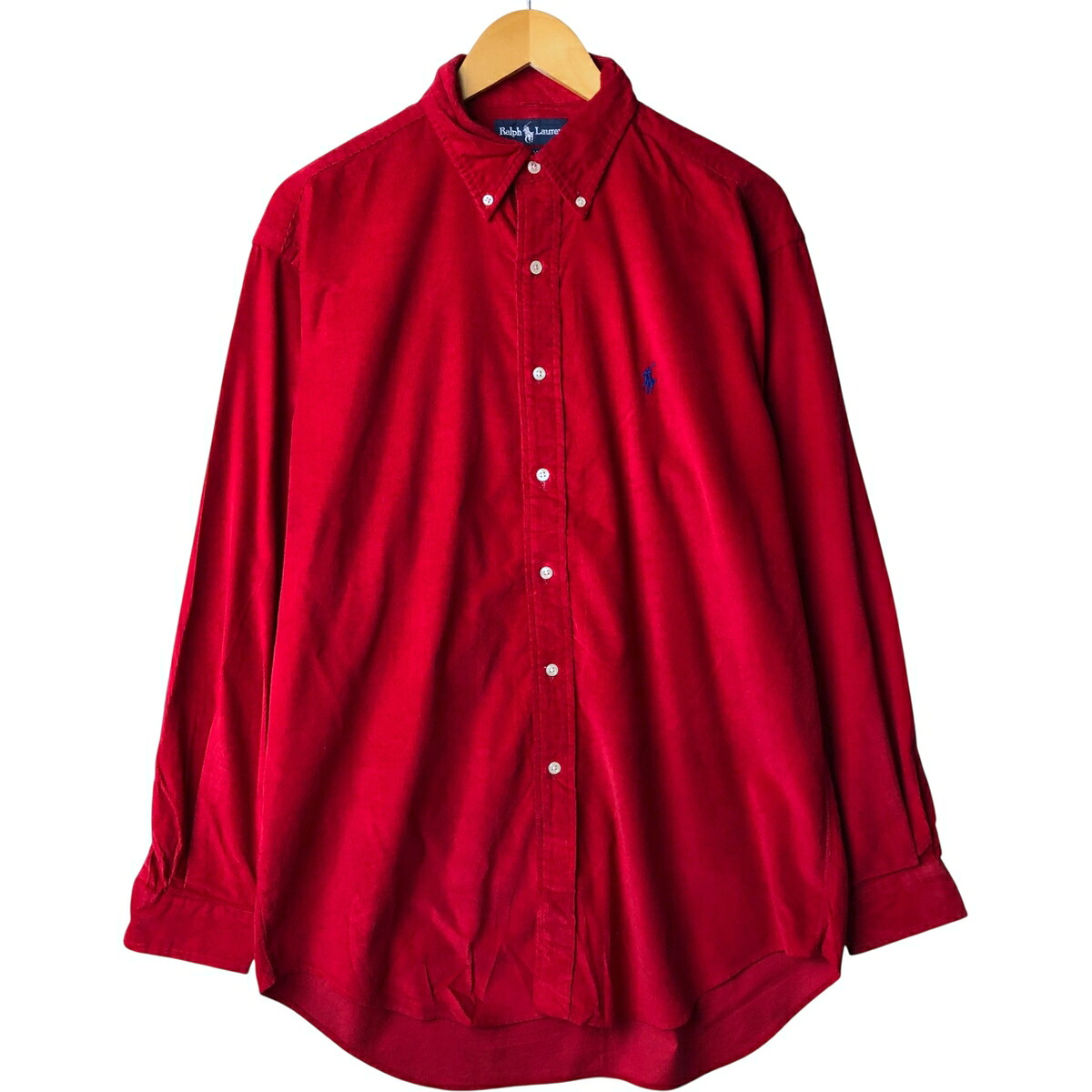 古着 ラルフローレン Ralph Lauren BLAKE 長袖 ボタンダウン コーデュロイシャツ メンズM相当 /eaa545553 【中古】 【251011】 【SS2603_10】