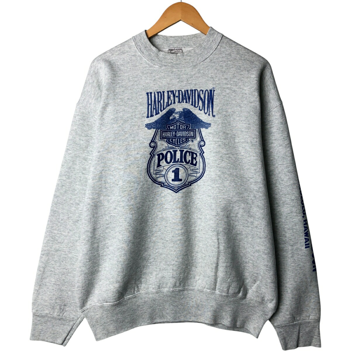 古着 90'S フルーツオブザルーム FRUIT OF THE LOOM Harley-Davidson ハーレーダビッドソン アドバタイジング スウェットシャツ トレーナー USA製 メンズXL相当 ヴィンテージ /eaa545952 【中古】 【250817】 【SS2603_10】