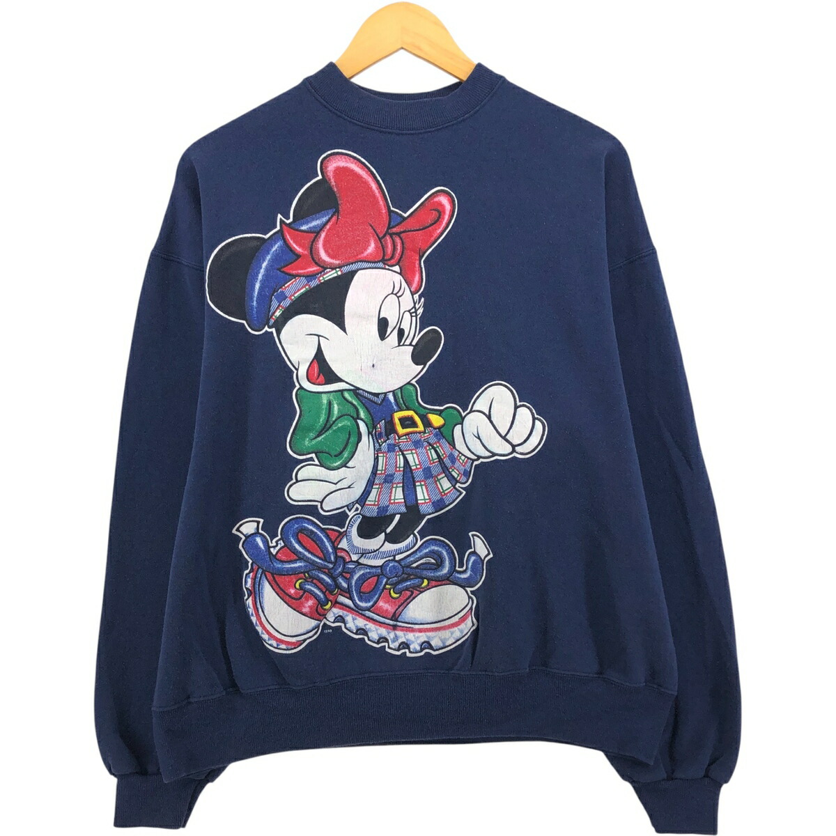 古着 MINNIE MOUSE ミニーマウス キャラクタースウェットシャツ トレーナー メンズXL相当 ヴィンテージ /eaa545989 【中古】 【250913】 【SS2603_10】