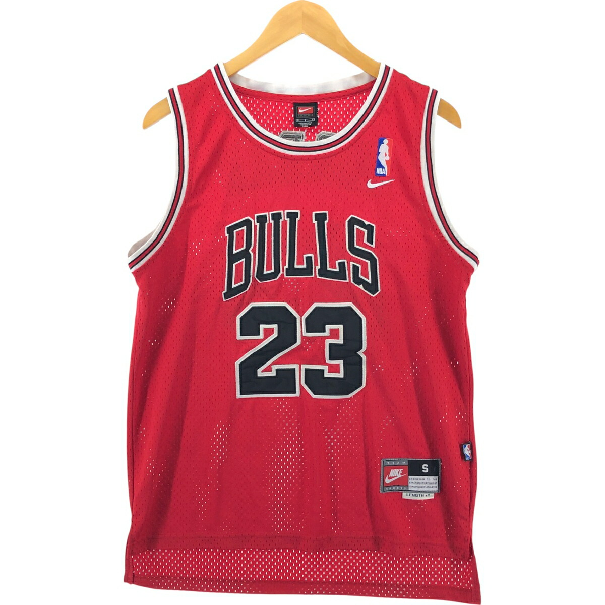 古着 ~00'S ナイキ NIKE TEAM NBA CHICAGO BULLS シカゴブルズ メッシュ ゲームシャツ レプリカユニフォーム メンズS相当 /eaa546556 【中古】 【250505】 【SS2603_30】