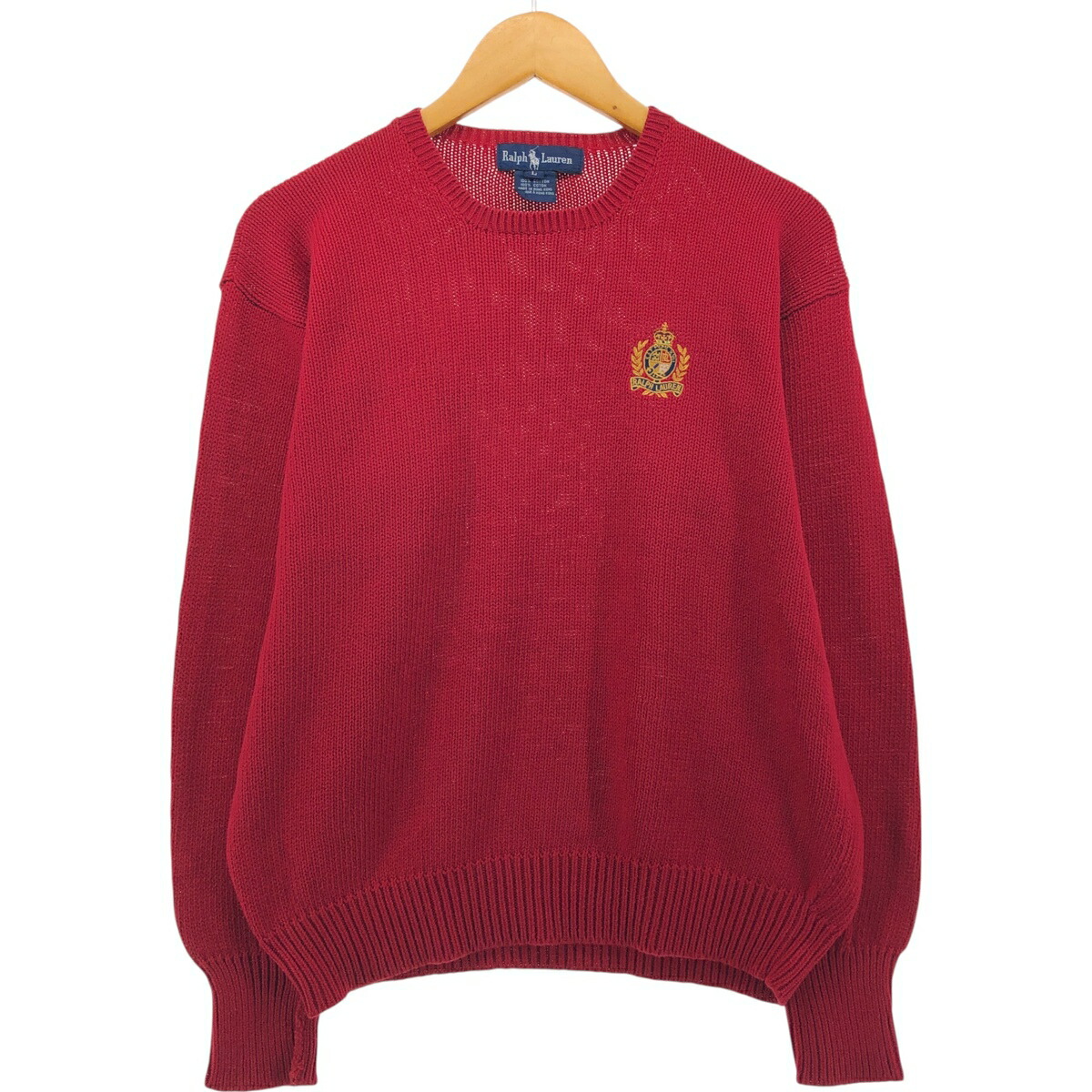 古着 ラルフローレン Ralph Lauren コットンニットセーター メンズL相当 /eaa546684 【中古】 【250504】 【ADEL/アデル】 【SS2603_10】