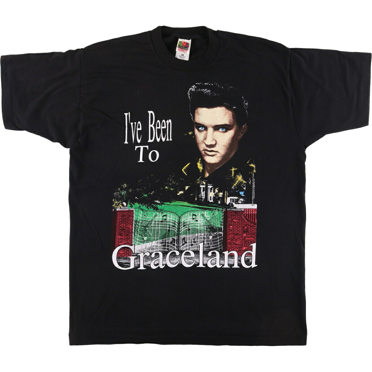 古着 90~00'S フルーツオブザルーム FRUIT OF THE LOOM ELVIS PRESLEY エルヴィスプレスリー バンドTシャツ バンT メンズXL相当 ヴィンテージ /eaa547081 【中古】 【250512】 【SS2603_10】