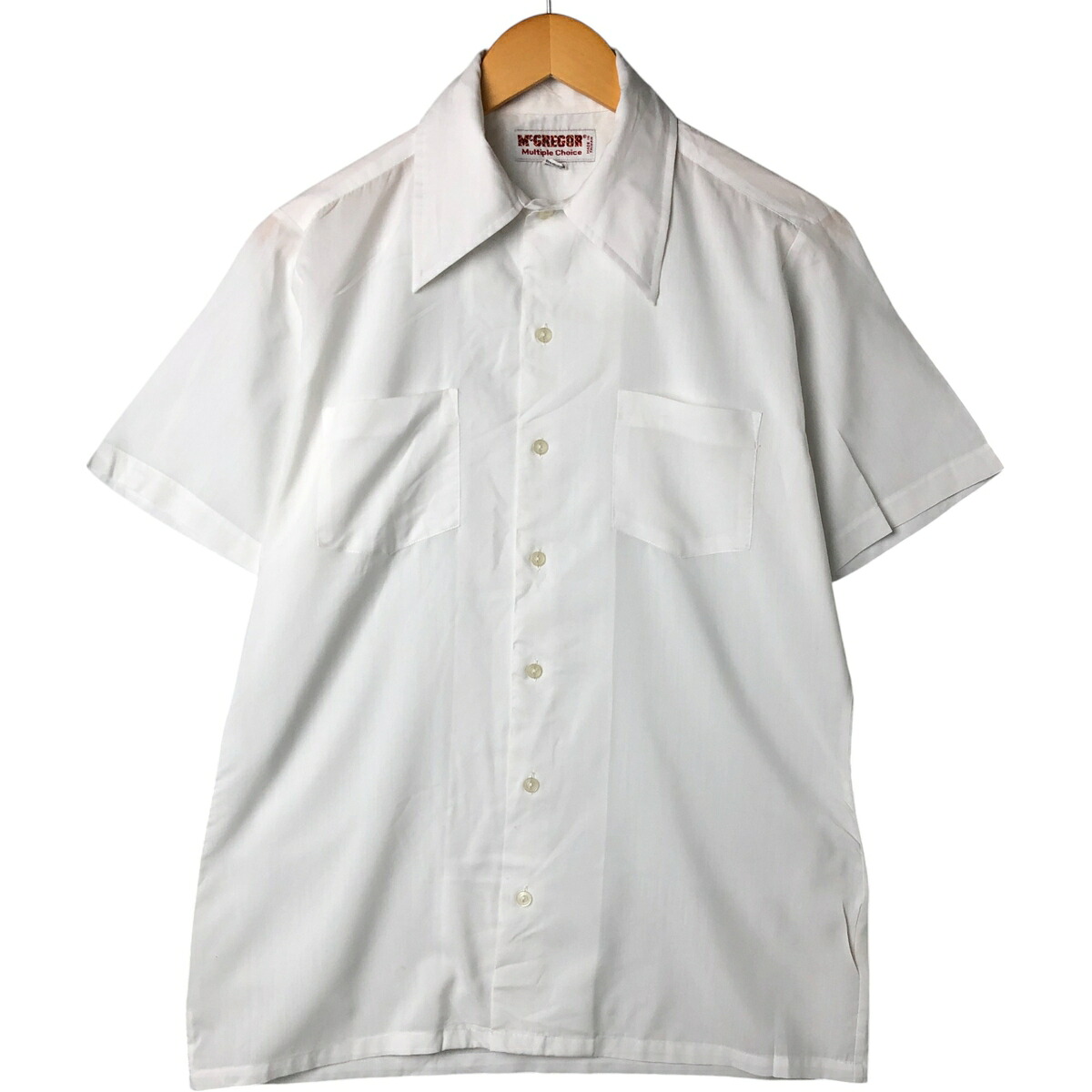 古着 マックレガー McGREGOR 半袖 ポリコットンシャツ メンズM相当 ヴィンテージ /eaa547740 【中古】 【250510】 【NL2503】 【SS2603_30】