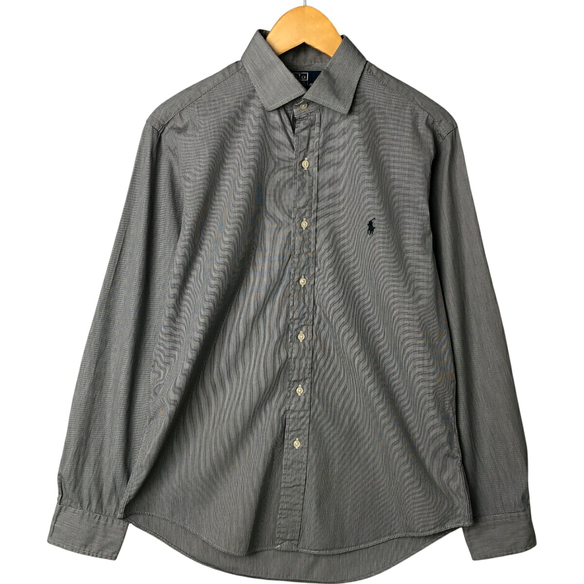 古着 ラルフローレン Ralph Lauren POLO by Ralph Lauren REGENT CUSTOM FIT 長袖 コットンシャツ メンズL相当 /eaa548015 【中古】 【250517】 【NL2503】 【SS2603_10】
