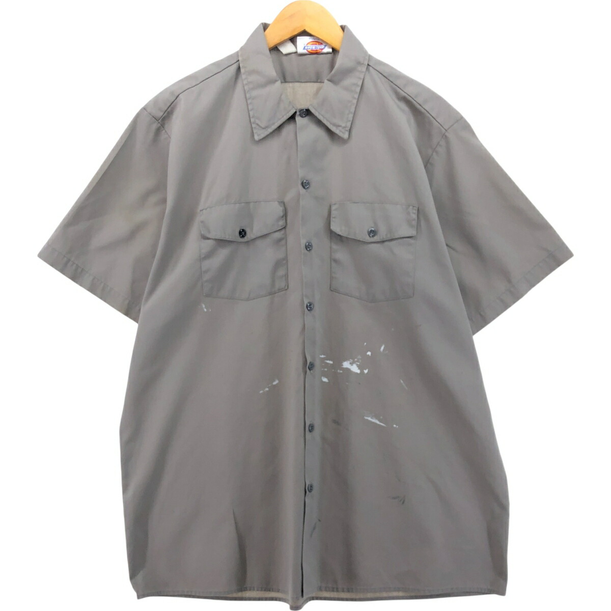 古着 ディッキーズ Dickies 半袖 ワークシャツ ボックスシャツ メンズXL相当 /eaa548590 【中古】 【250627】 【SS2603_30】