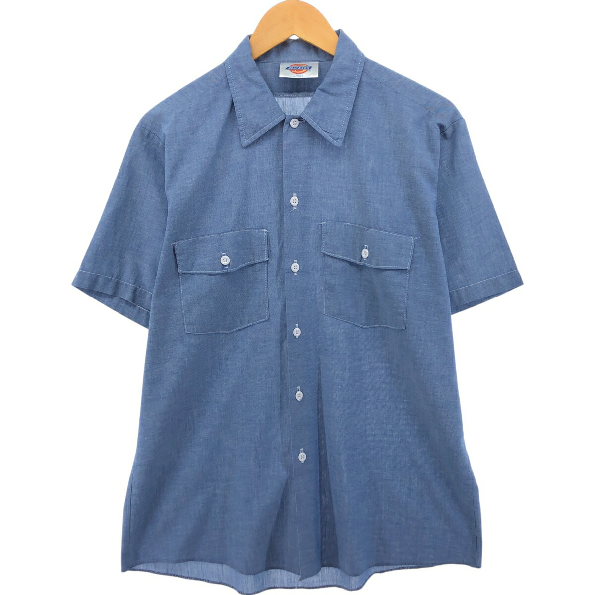 古着 80~90'S ディッキーズ Dickies 半袖 シャンブレーシャツ メンズL相当 ヴィンテージ /eaa548591 【中古】 【250617】 【SS2603_30】