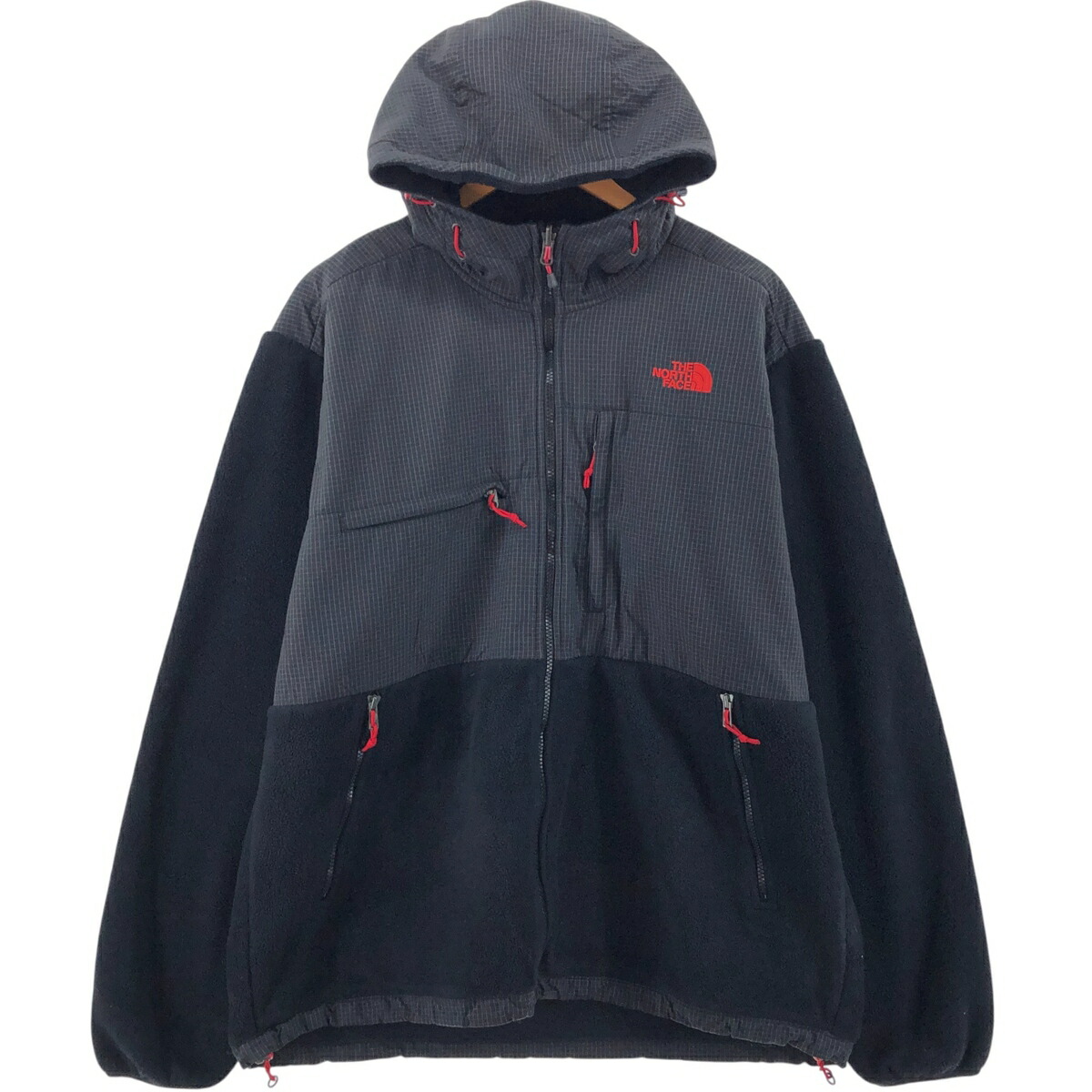 古着 ザノースフェイス THE NORTH FACE チェック柄 デナリフーディー ナイロンxフリースパーカー メンズXL相当 /eaa548600 【中古】 【251101】 【SS2603_10】