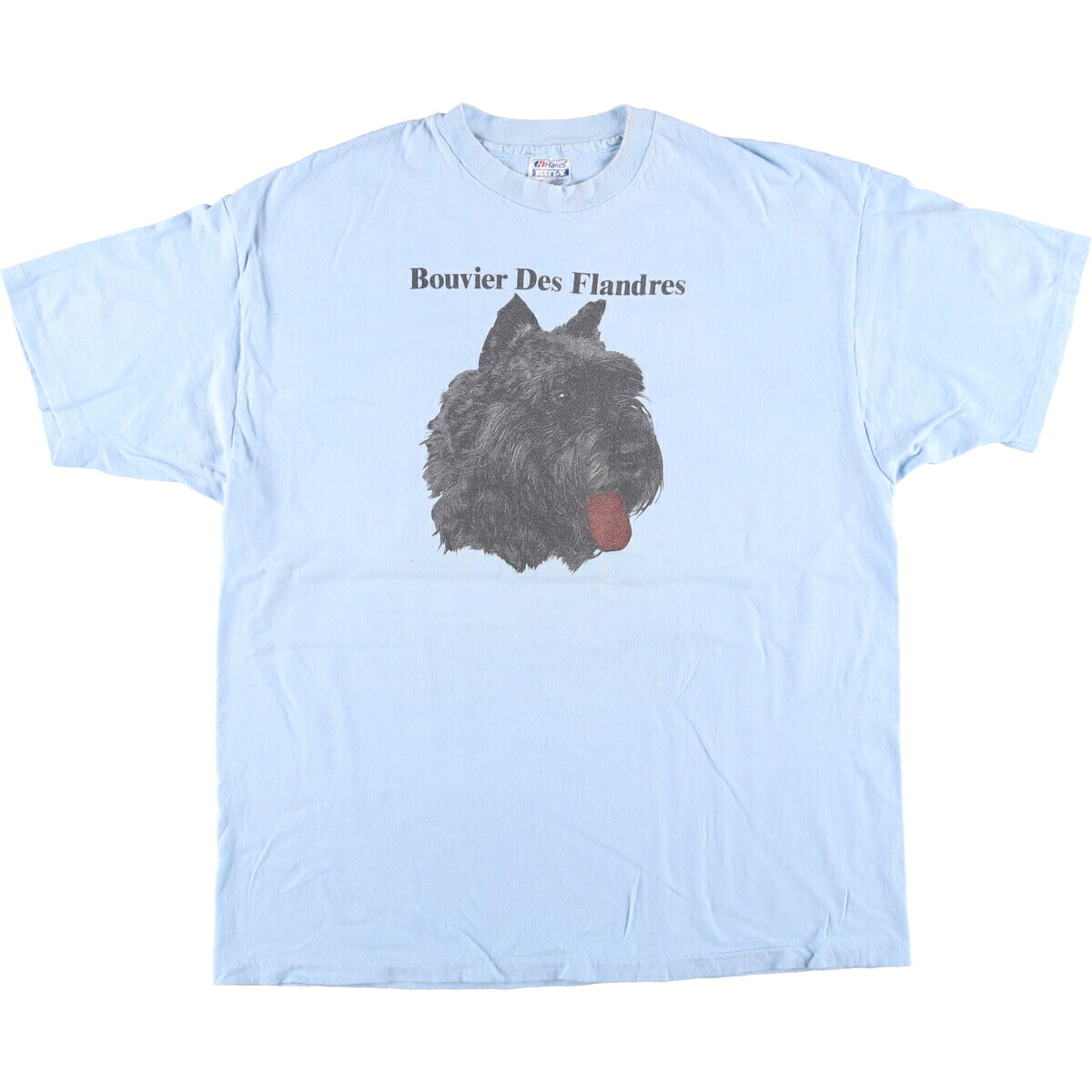 古着 80'S ヘインズ Hanes Bouvier Des Flandres ブービエ デ フランダース 犬柄 アニマルTシャツ USA製 メンズXXL相当 ヴィンテージ /eaa548764 【中古】 【250517】 【SS2603_10】 7,603円