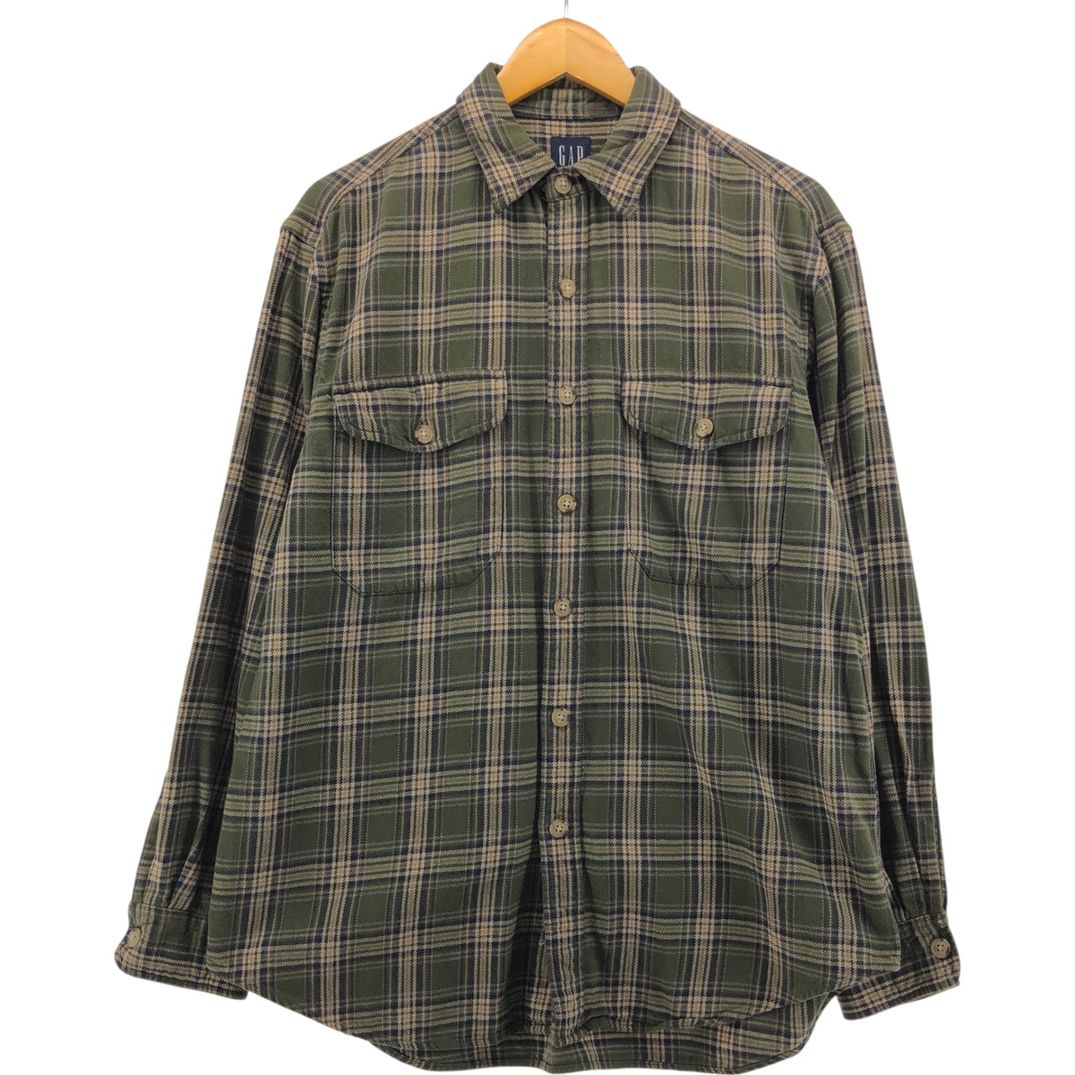 古着 90'S ギャップ GAP オールドギャップ 長袖 ライトネルチェックシャツ メンズS相当 ヴィンテージ /eaa548869 【中古】 【250518】 【SS2603_30】 6,604円
