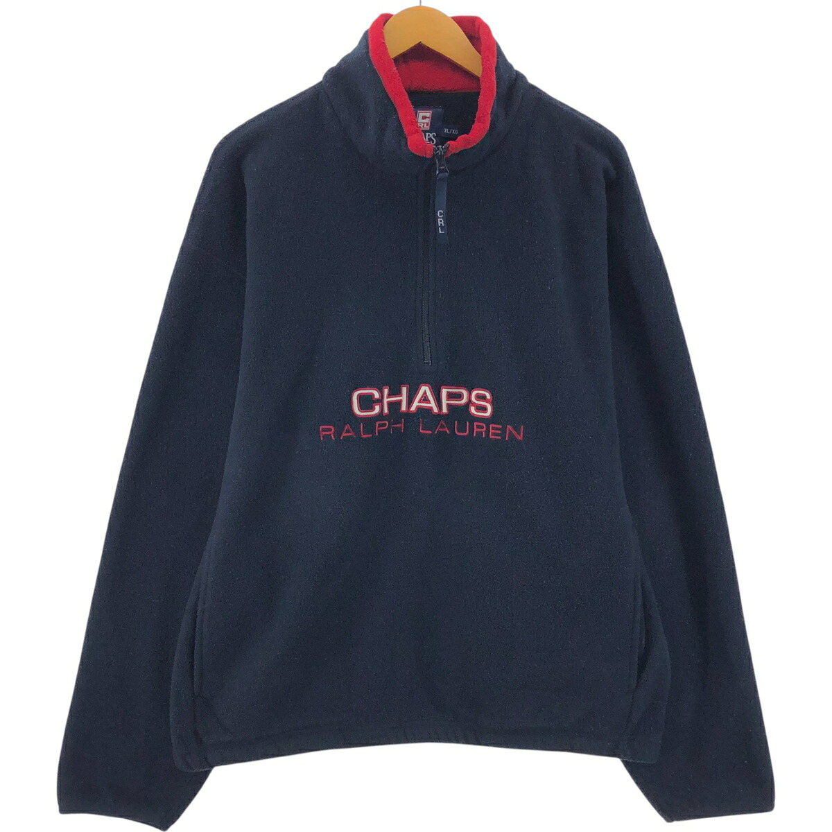 古着 ラルフローレン Ralph Lauren CHAPS チャップス ハーフジップ フリースプルオーバー メンズXL相当 /eaa549432 【中古】 【251028】 【SS2603_10】