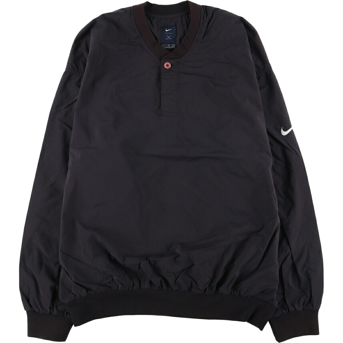 古着 90'S~ ナイキ NIKE GOLF ゴルフ ヘンリーネック ナイロンプルオーバー メンズL相当 ヴィンテージ /eaa549546 【中古】 【250513】 【SS2603_10】