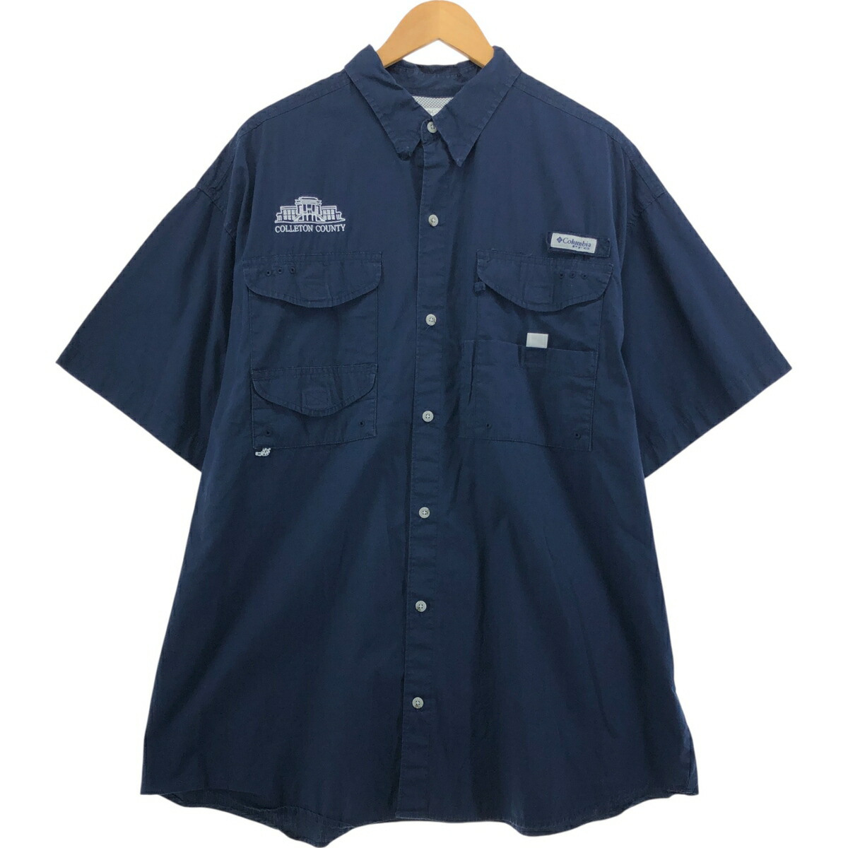 古着 コロンビア Columbia 半袖 フィッシングシャツ メンズXL相当 /eaa550545 【中古】 【250518】 【SS2603_30】
