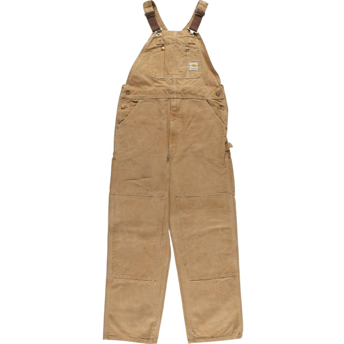 古着 カーハート Carhartt ダブルニー ダック オーバーオール メンズw37相当 /eaa550979 【中古】 【250525】 【SS2603_10】
