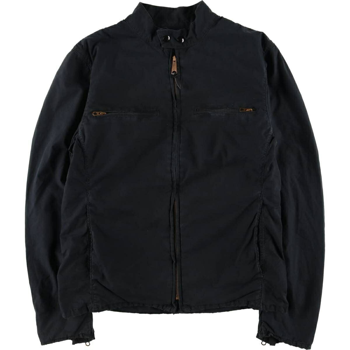 古着 00'S ラルフローレン Ralph Lauren POLO JEANS COMPANY 星条旗柄 スタンドカラー コットンジャケット ライダースジャケット メンズM相当 /eaa551495 【中古】 【250528】 【SS2603_10】