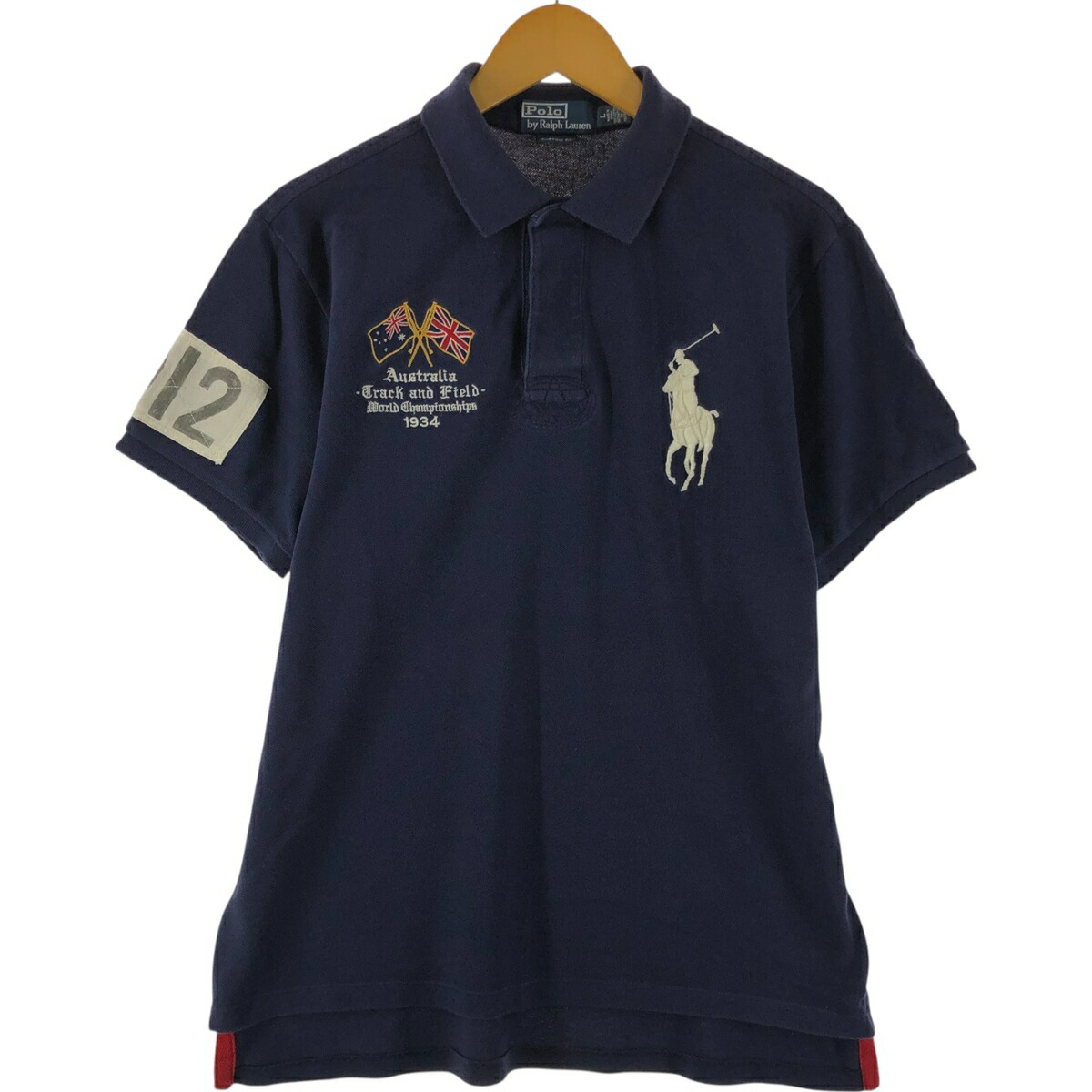 古着 ラルフローレン Ralph Lauren POLO by Ralph Lauren CUSTOM FIT ビックポニー 半袖 ポロシャツ メンズL相当 /eaa551526 【中古】 【250530】 【SS2603_10】