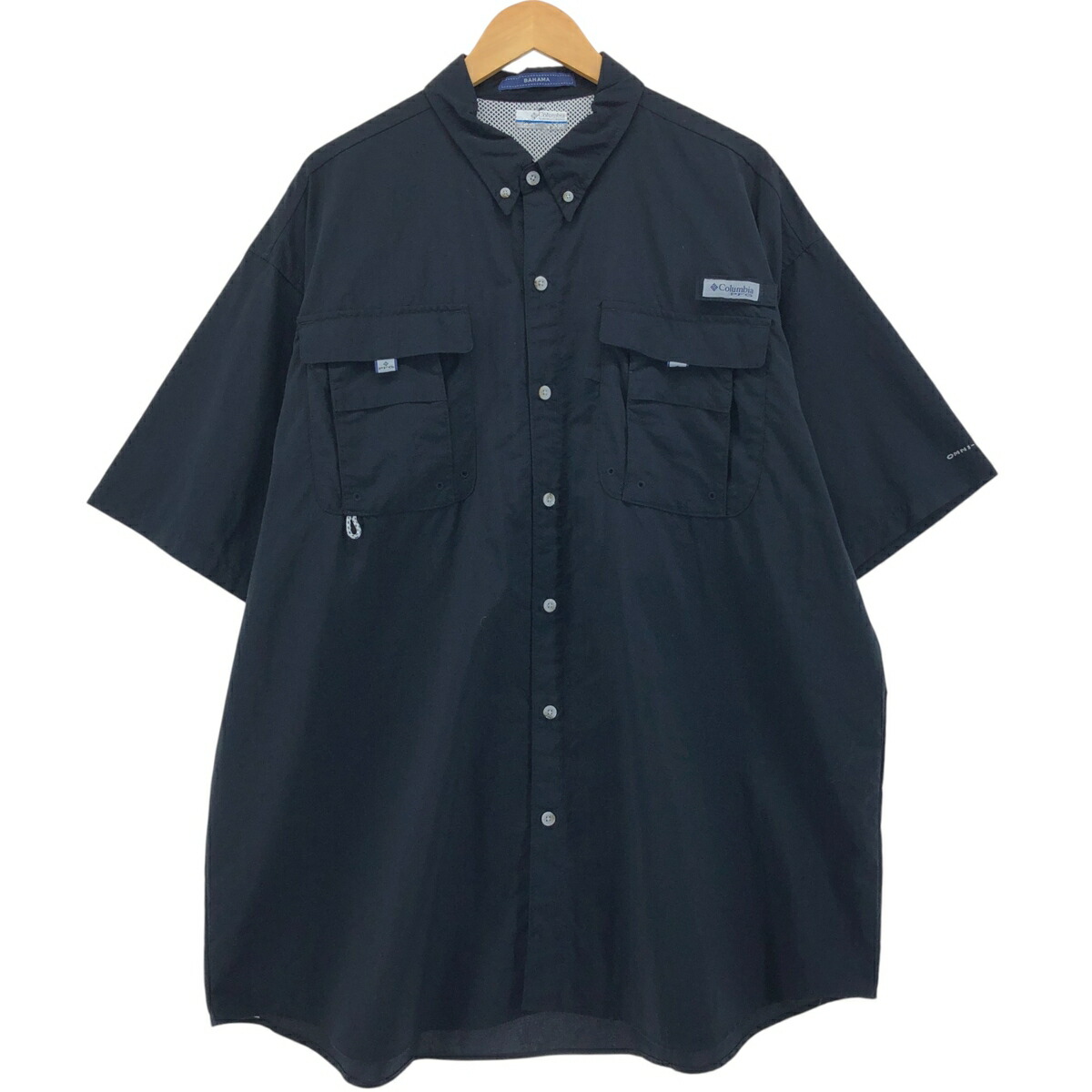 古着 コロンビア Columbia PFG BAHAMA OMNI-SHADE ボタンダウン 半袖 フィッシングシャツ メンズXXL相当 /eaa551874 【中古】 【250526】 【SS2603_30】