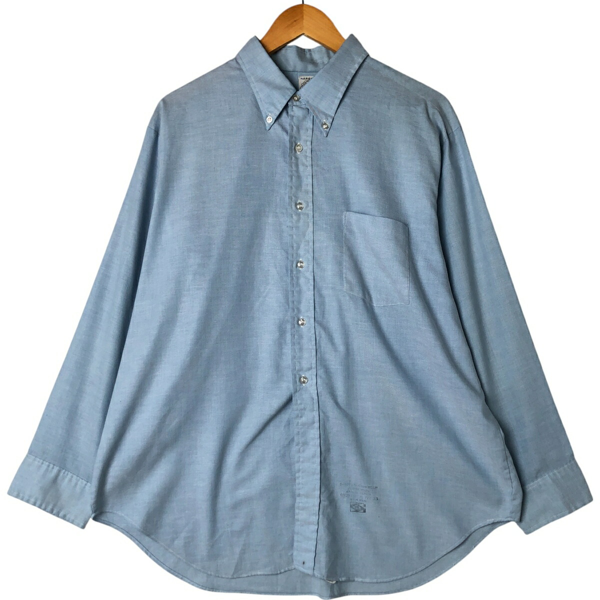 古着 70'S ARROW 長袖 ボタンダウンシャツ USA製 メンズXL相当 /eaa551886 【中古】 【250529】 【NL2503】 【SS2603_30】
