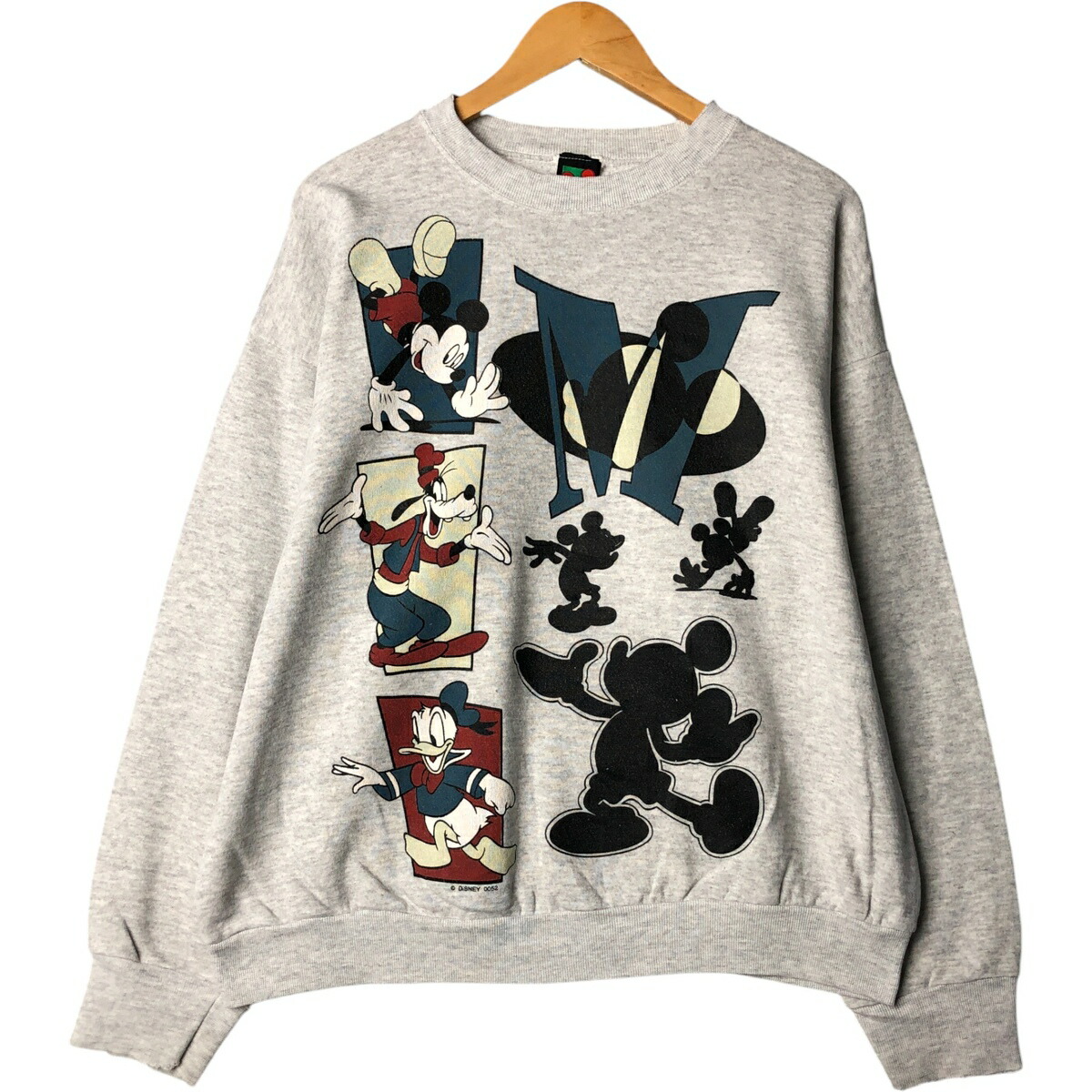 古着 90'S MICKY UNLIMITED DISNEY ディズニー キャラクタースウェットシャツ トレーナー メンズXL相当 ヴィンテージ /eaa552093 【中古】 【250725】 【SS2603_30】