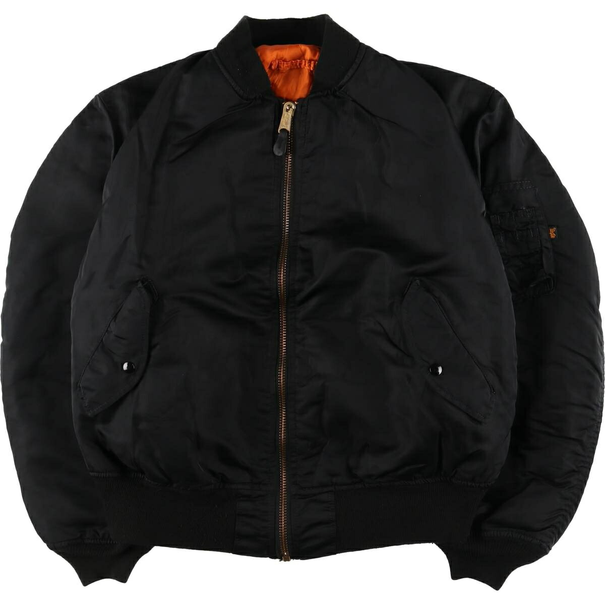 ALPHA 80s 初期 三本タグ ヴィンテージ MA-1 ブラック M 民生品 ALPHA 80s 初期 三本タグ ヴィンテージ MA-1 ブラック M 民生品