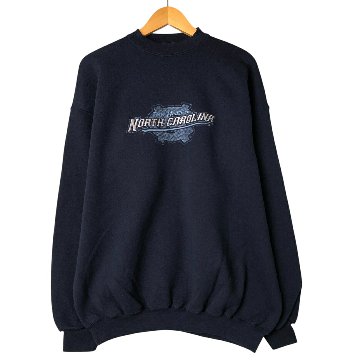 古着 90'S クレーブルスポーツウェア CRABLE SPORTSWEAR NORTH CAROLINA ノースカロライナ大学 カレッジスウェットシャツ トレーナー USA製 メンズXL相当 ヴィンテージ /eaa554099 【中古】 【250621】 【SS2603_30】