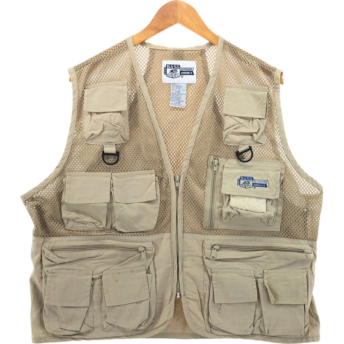 古着 BASS OUTDOOR フィッシングベスト メンズL相当 /eaa555384 【中古】 【250701】 【SS2603_30】