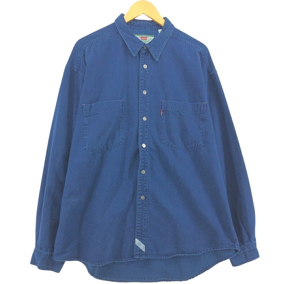 古着 90'S リーバイス Levi's 長袖 デニムシャツ メンズXL相当 ヴィンテージ /eaa555864 【中古】 【250616】 【SS2603_10】