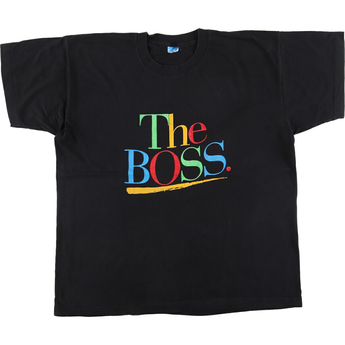 古着 90'S THE BOSS PEACOCK PAPERS プリントTシャツ USA製 メンズXL相当 ヴィンテージ /eaa556684 【中古】 【250613】 【SS2603_30】