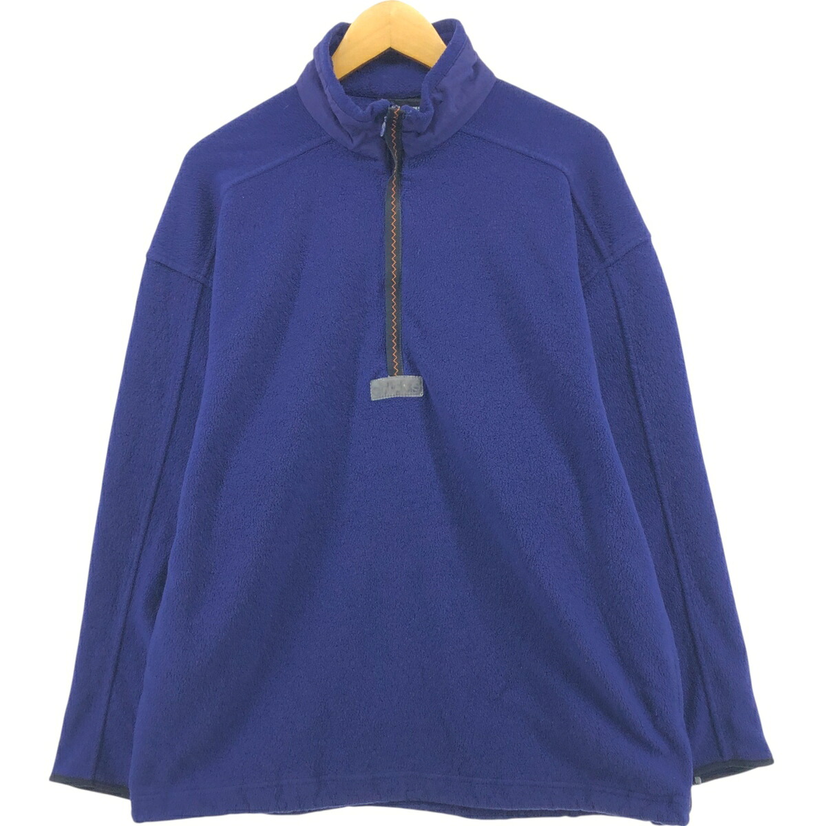 古着 80~90'S アディダス adidas ハーフジップ フリースプルオーバー メンズL相当 ヴィンテージ /eaa556970 【中古】 【251114】 【SS2603_10】 パープル系 春秋冬