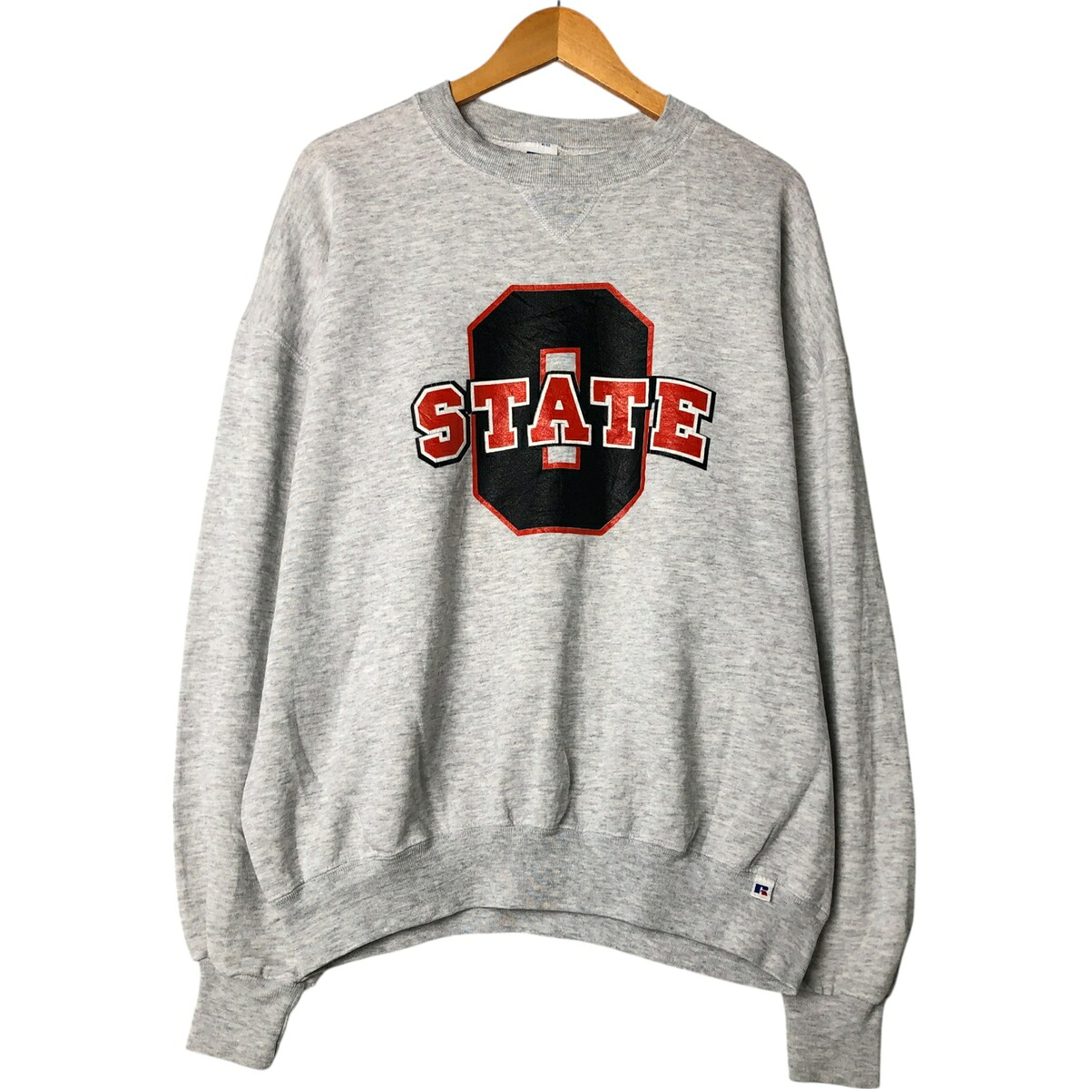 古着 ラッセル Russell OHIO STATE オハイオ州立大学 カレッジスウェットシャツ トレーナー USA製 メンズXXL相当 ヴィンテージ /eaa557509 【中古】 【250621】 【SS2603_30】