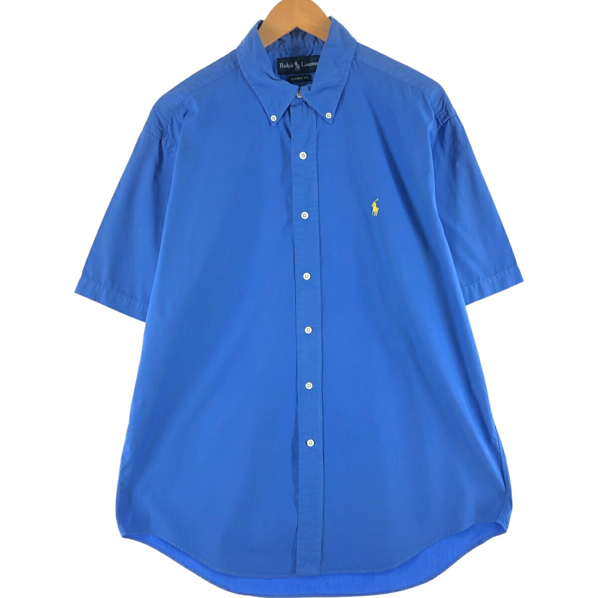 古着 ラルフローレン Ralph Lauren CLASSIC FIT クラシックフィット 半袖 ボタンダウンシャツ メンズL相当 /eaa558346 【中古】 【250616】 【ADEL/アデル】 【SS2603_10】