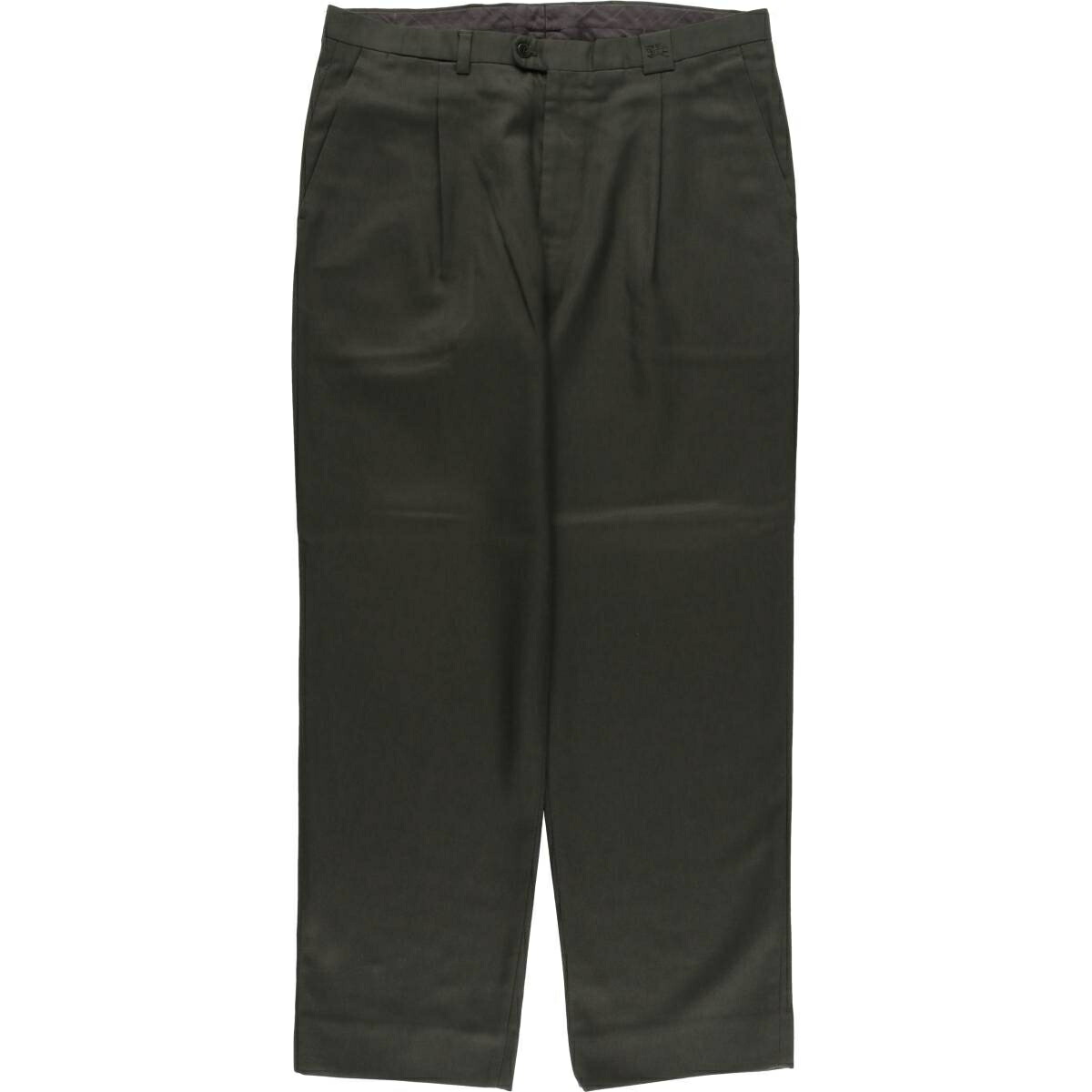 古着 バーバリー Burberry's LONDON ワンタック ウールパンツ スラックス メンズw35相当 /eaa558492 【中古】 【250622】 【SS2603_10】