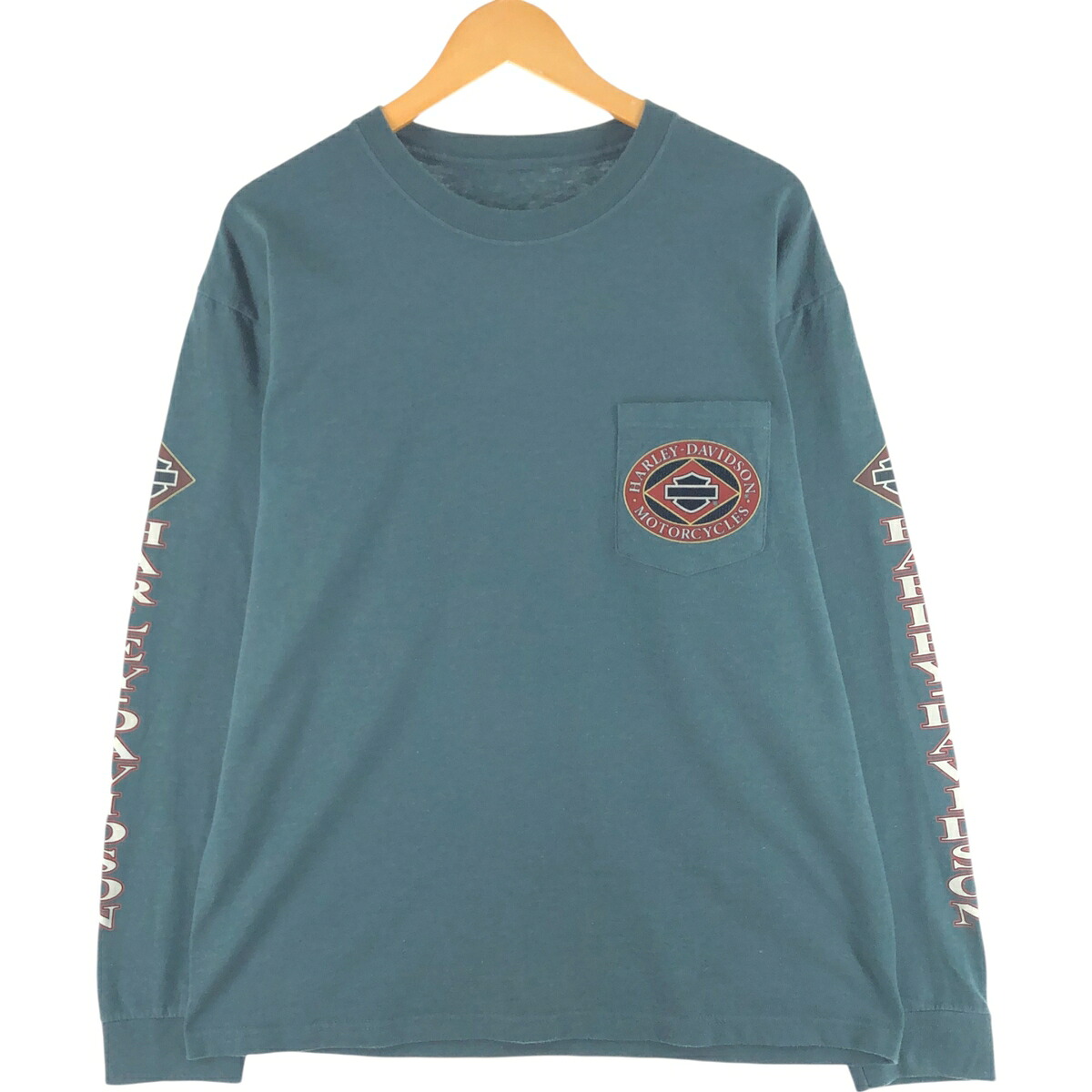古着 00'S ハーレーダビッドソン Harley-Davidson ロングTシャツ ロンT メンズM相当 /eaa558529 【中古】 【250617】 【SS2603_30】