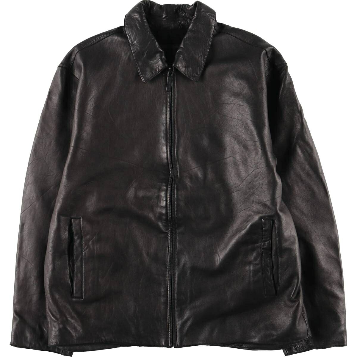 古着 ANDREW MARC スイングトップタイプ レザーブルゾン メンズL相当 /eaa559088 【中古】 【260112】
