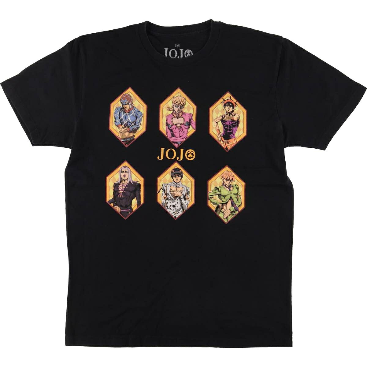 古着 JoJo's Bizarre Adventure ジョジョの奇妙な冒険 黄金の風 アニメ キャラクタープリントTシャツ メンズM相当 /eaa559819 【中古】 【250627】