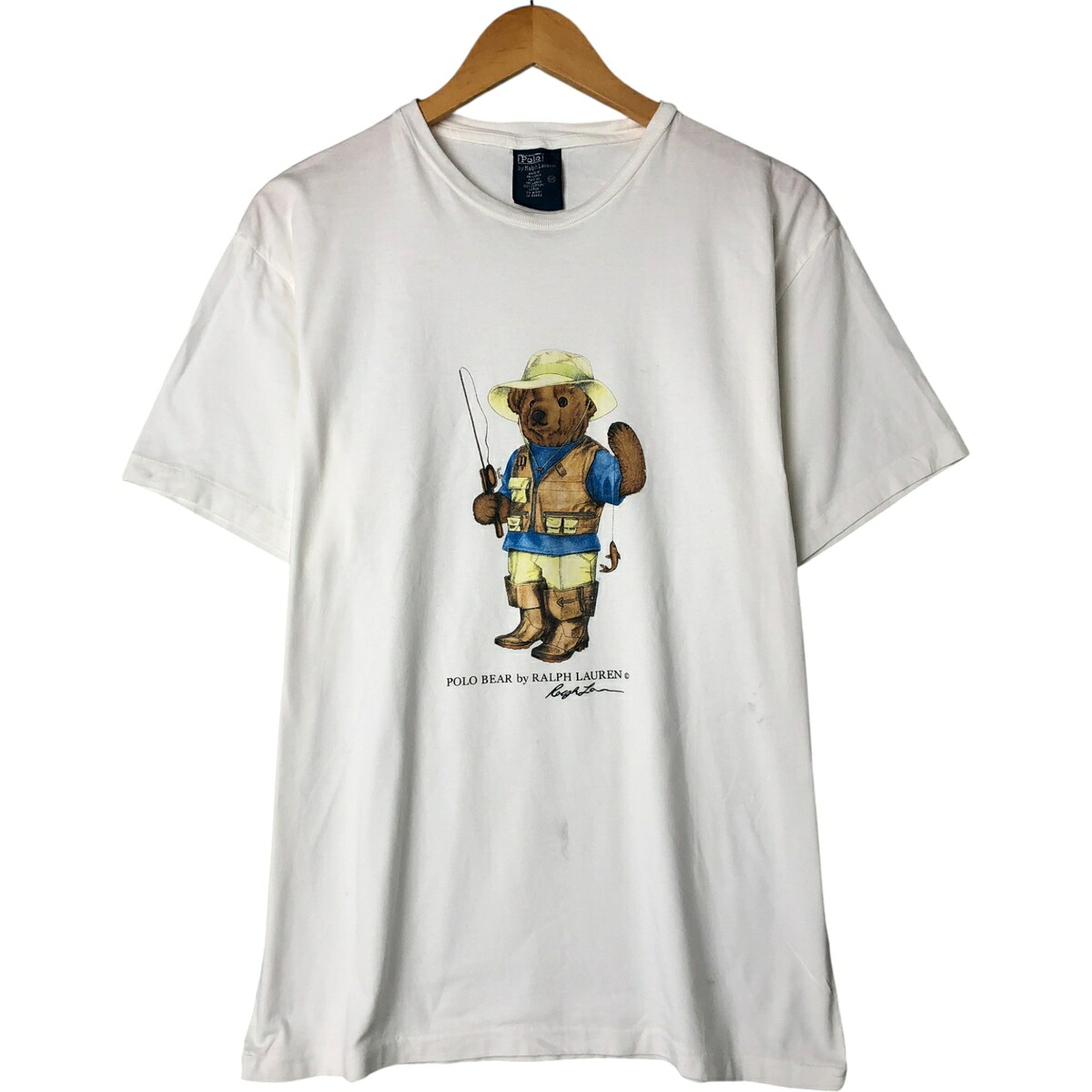 古着 ラルフローレン Ralph Lauren POLO by Ralph Lauren ポロベア 半袖 プリントTシャツ メンズS相当 /eaa559966 【中古】 【250629】
