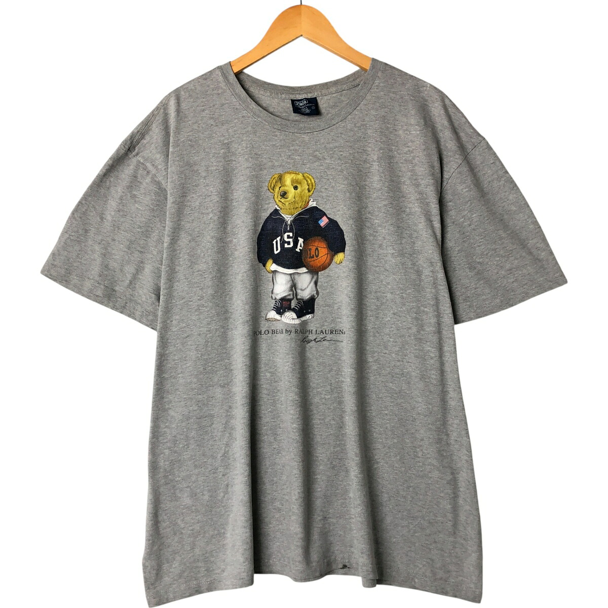 古着 ラルフローレン Ralph Lauren POLO by Ralph Lauren ポロベア 半袖 プリントTシャツ メンズXL相当 /eaa559967 【中古】 【250629】