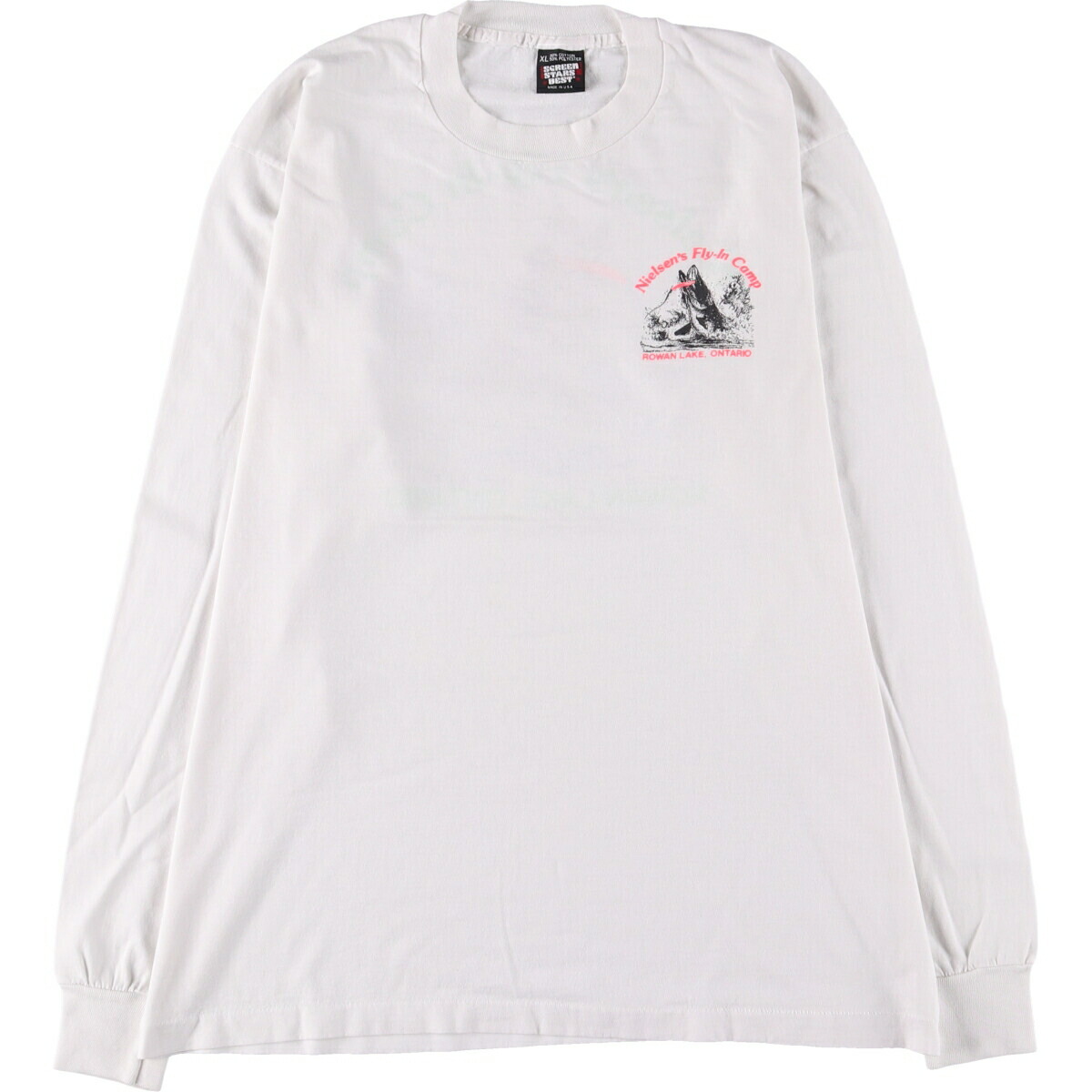 古着 スクリーンスターズ SCREEN STARS 魚柄 ロングTシャツ ロンT USA製 メンズXL相当 /eaa560774 【中古】 【250625】 【SS2603_30】