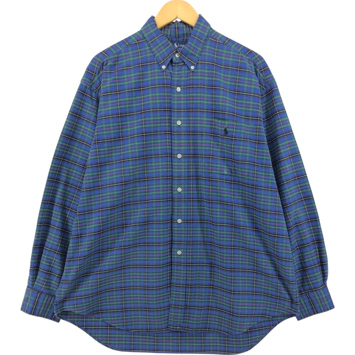 古着 ラルフローレン Ralph Lauren Ralph Lauren BIG SHIRT 長袖 コットンチェックシャツ メンズL相当 /eaa560820 【中古】 【250621】 【SS2603_10】