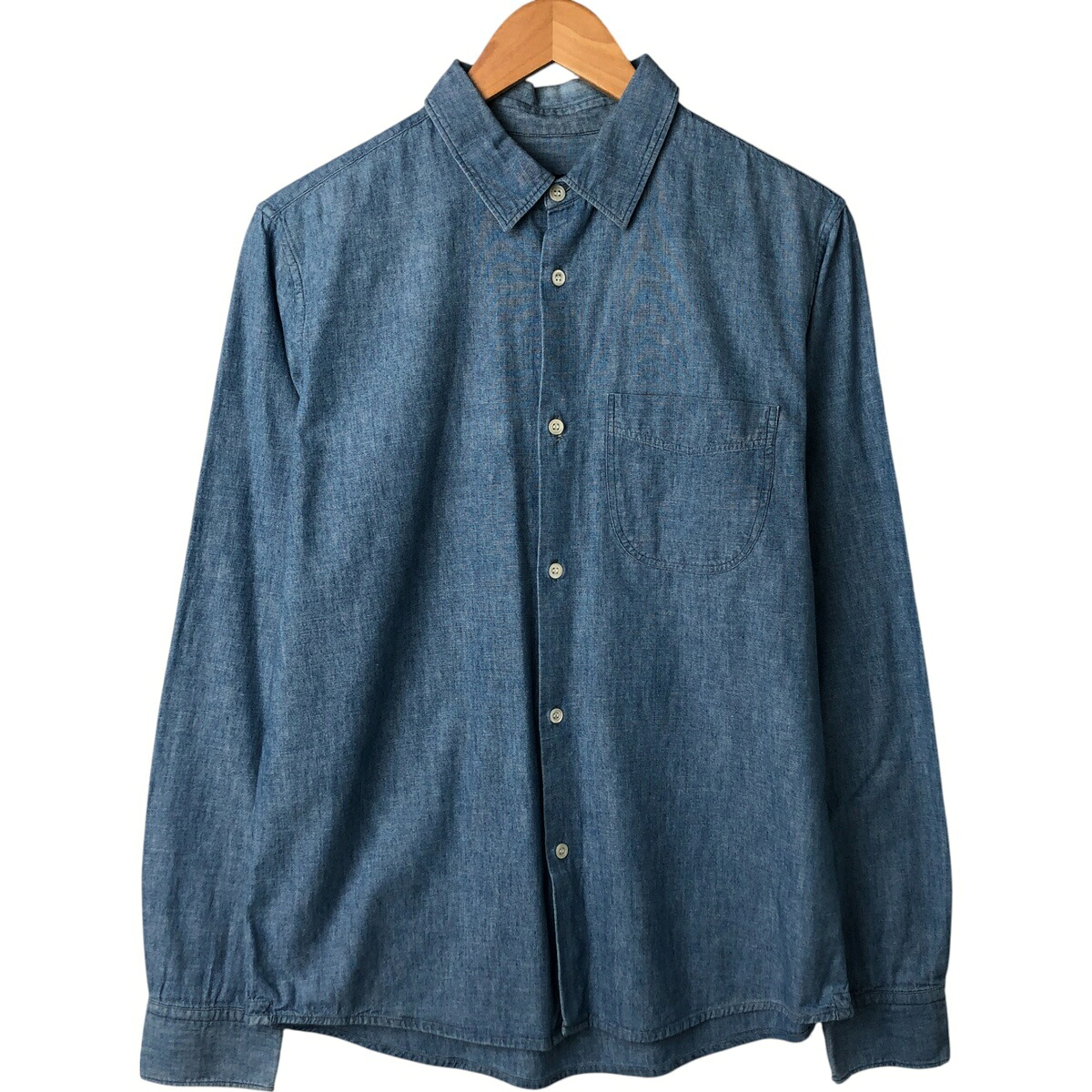 古着 アーペーセー A.P.C. 長袖 シャンブレーシャツ メンズM相当 /eaa560847 【中古】 【250630】 【SS2603_30】