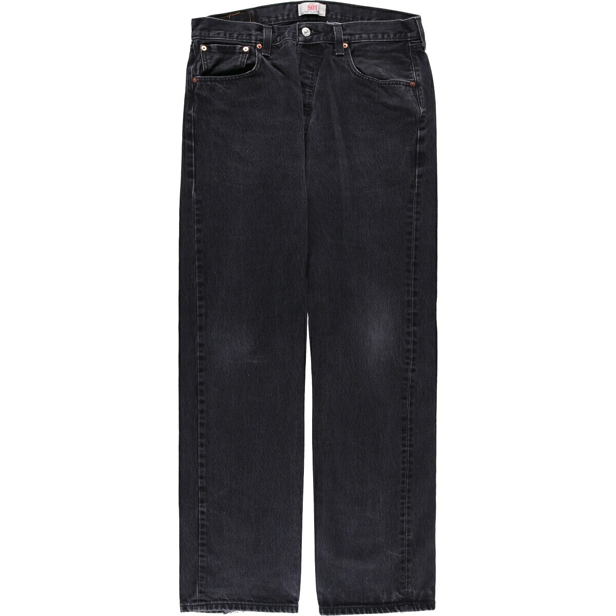 古着 リーバイス Levi's リーバイス501 STRAIGHT LEG BUTTON-FLY ブラックデニム ストレートデニムパンツ メンズw34相当 /eaa561590 【中古】 【250705】 【SS2603_30】
