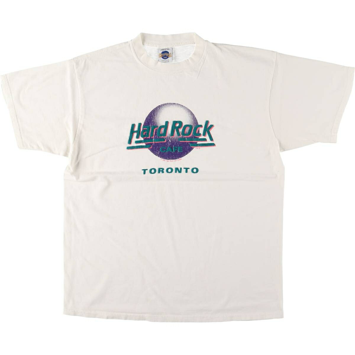 古着 80'S HARD ROCK CAFE ハードロックカフェ アドバタイジングTシャツ USA製 メンズXL相当 ヴィンテージ /eaa562527 【中古】 【250629】