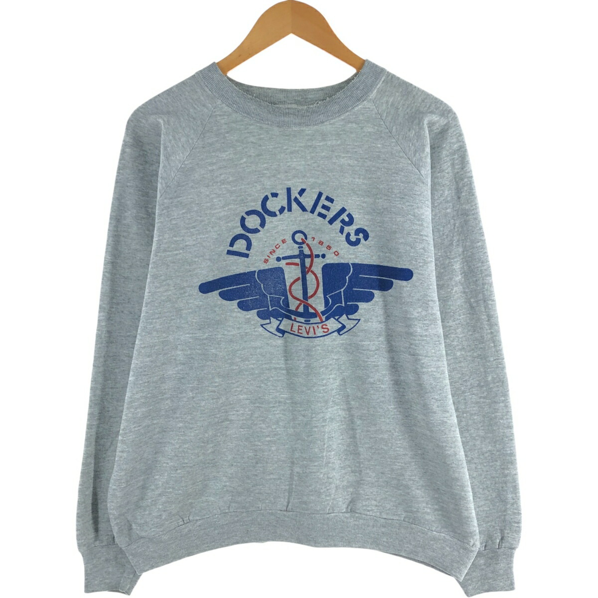 古着 90'S フルーツオブザルーム FRUIT OF THE LOOM DOCKERS ドッカーズ ロゴスウェットシャツ トレーナー USA製 メンズXL相当 ヴィンテージ /eaa562829 【中古】 【250720】 【SS2603_30】