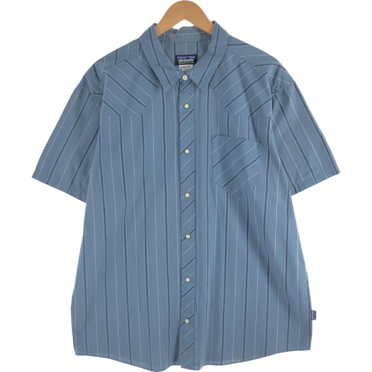 古着 パタゴニア Patagonia ORGANIC COTTON オーガニックコットン マルチストライプ 半袖 ウエスタンシャツ メンズXL相当 /eaa562909 【中古】 【250630】 【SS2603_30】 8,279円
