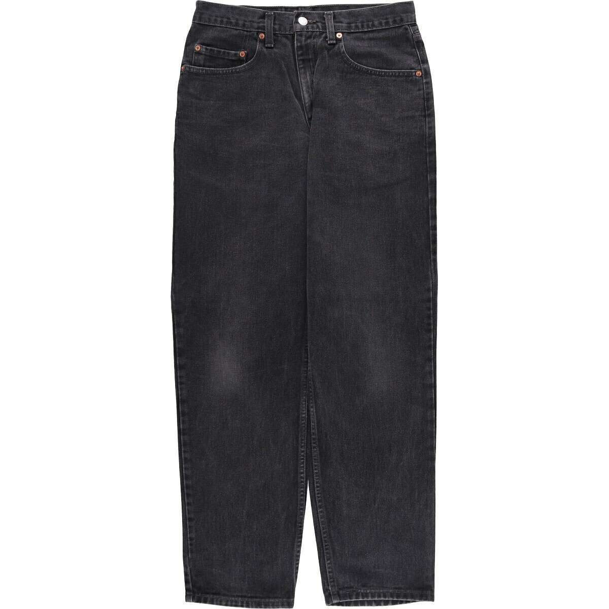 古着 ~00'S リーバイス Levi's 550 RELAXED FIT ブラックデニム テーパードデニムパンツ カナダ製 メンズw31相当 /eaa562997 【中古】 【250712】 【SS2603_30】